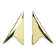 Pair Carl Auböck Minimalist Rocket Brass Bookends #3846, Vienna, Austria