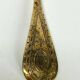 6 spoonfuls silver and vermeil poincon minerve gaston bardies 19th 122 grams