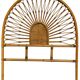 Rattan headboard, France, 1960s