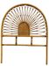 Rattan headboard, France, 1960s