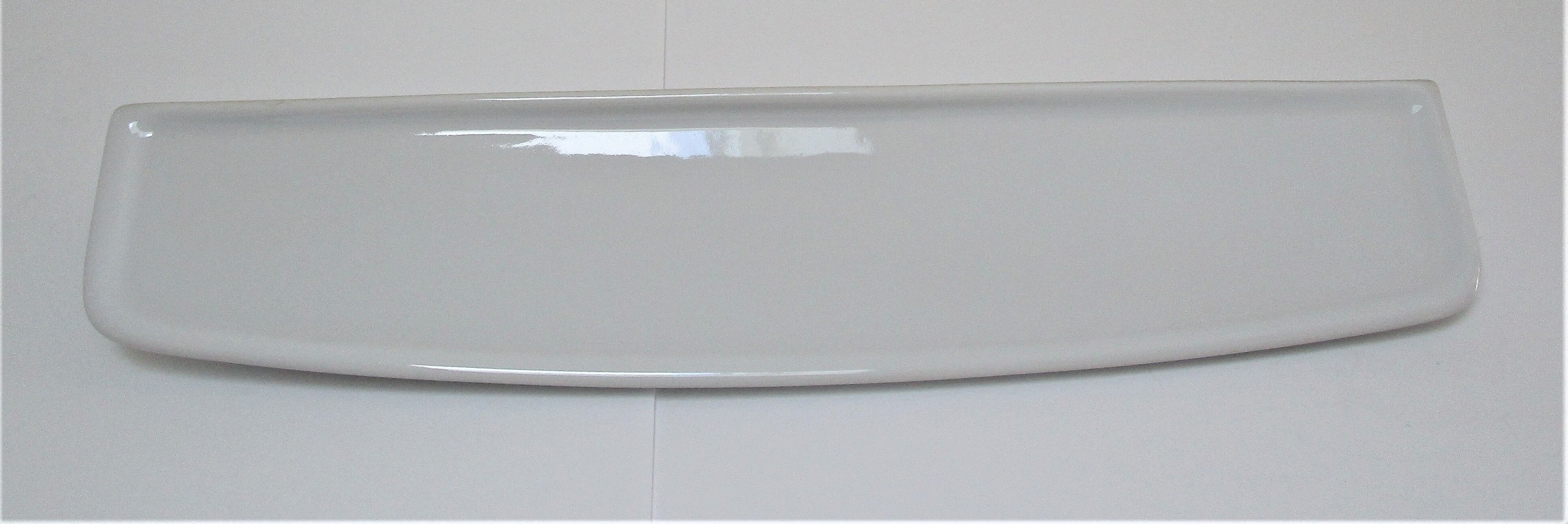 Vintage white enamelled ceramic wall shelf