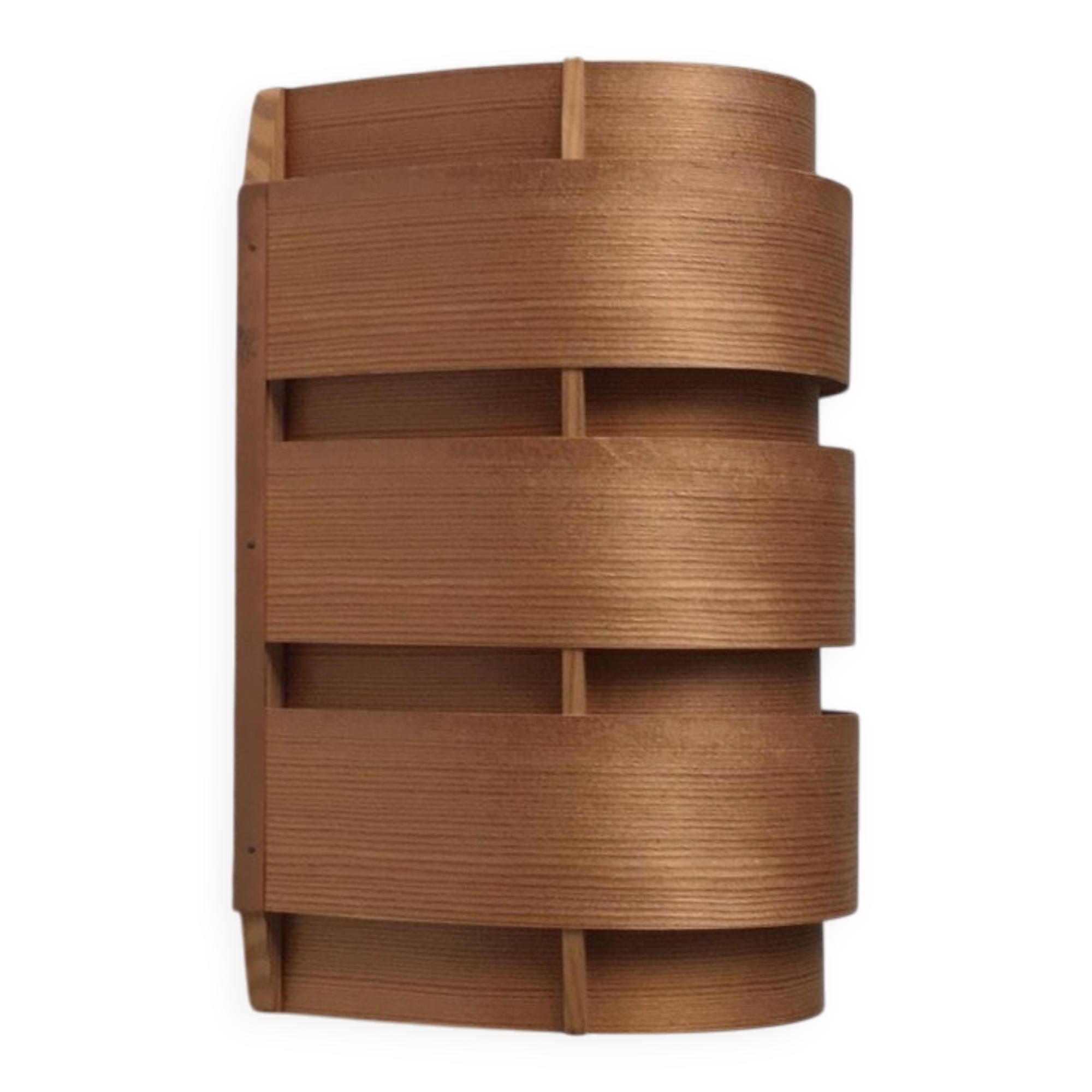 Edda V155 wall lamp in teak from the mid-century by Hans-Agne Jakobsson for Ellysett AB, 1950s.