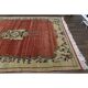 1970s Vintage Turkish Handmade Wool & Cotton Red Area Rug 239x363
