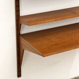 Small Mid-Century Modern Wall Unit,  Royal System with  Desk, Poul Cadovius for Cado, Denmark, 1950s