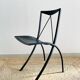 Chaise pliable Bella de Cattelan Italia - Noir élégant et pratique