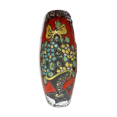Signed Vallauris Pugi earthenware vase