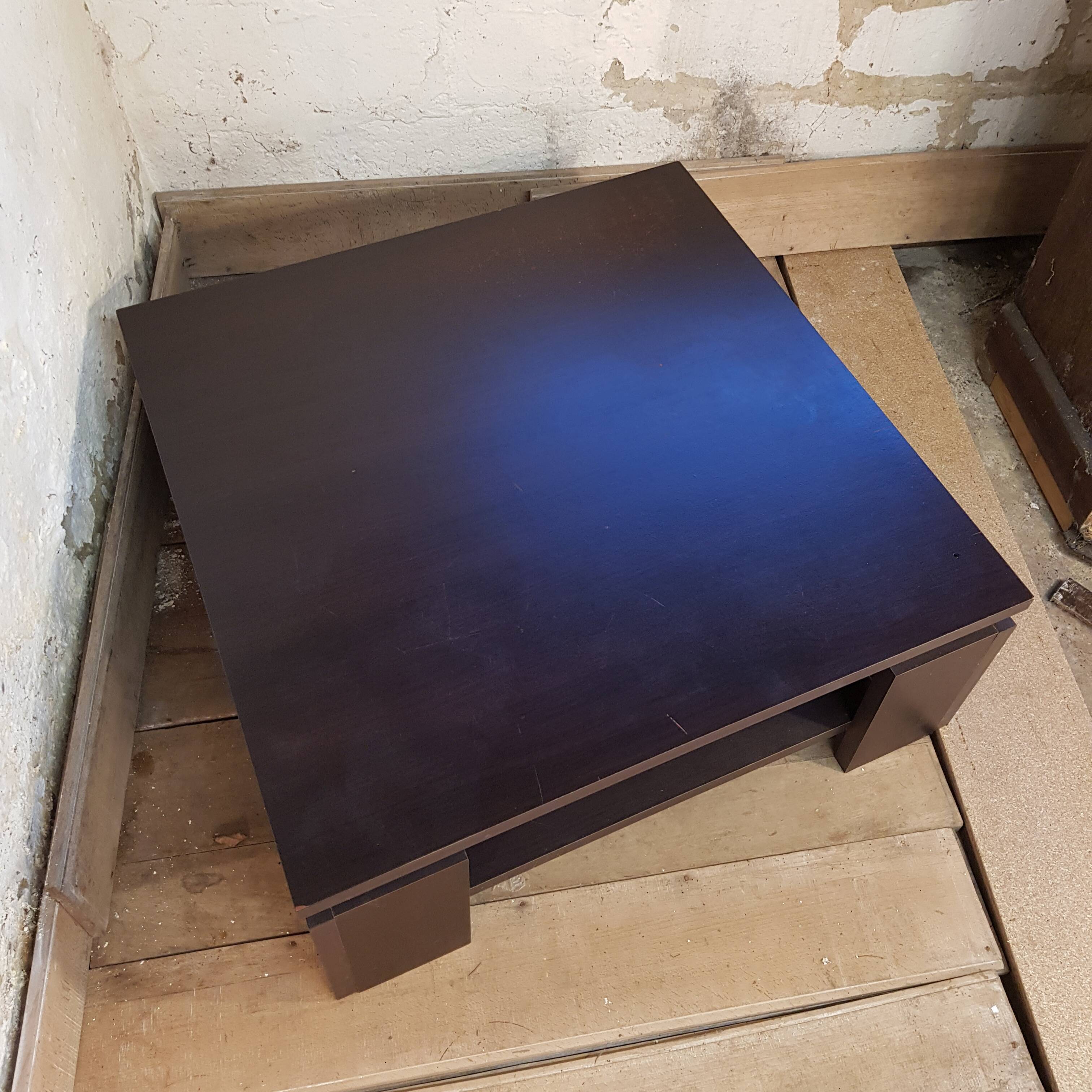 Black coffee table 1980
