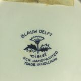 Vintage dish blauw delft