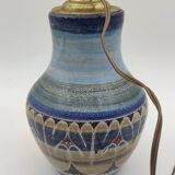 Ceramic lamp signed Roland Moreau