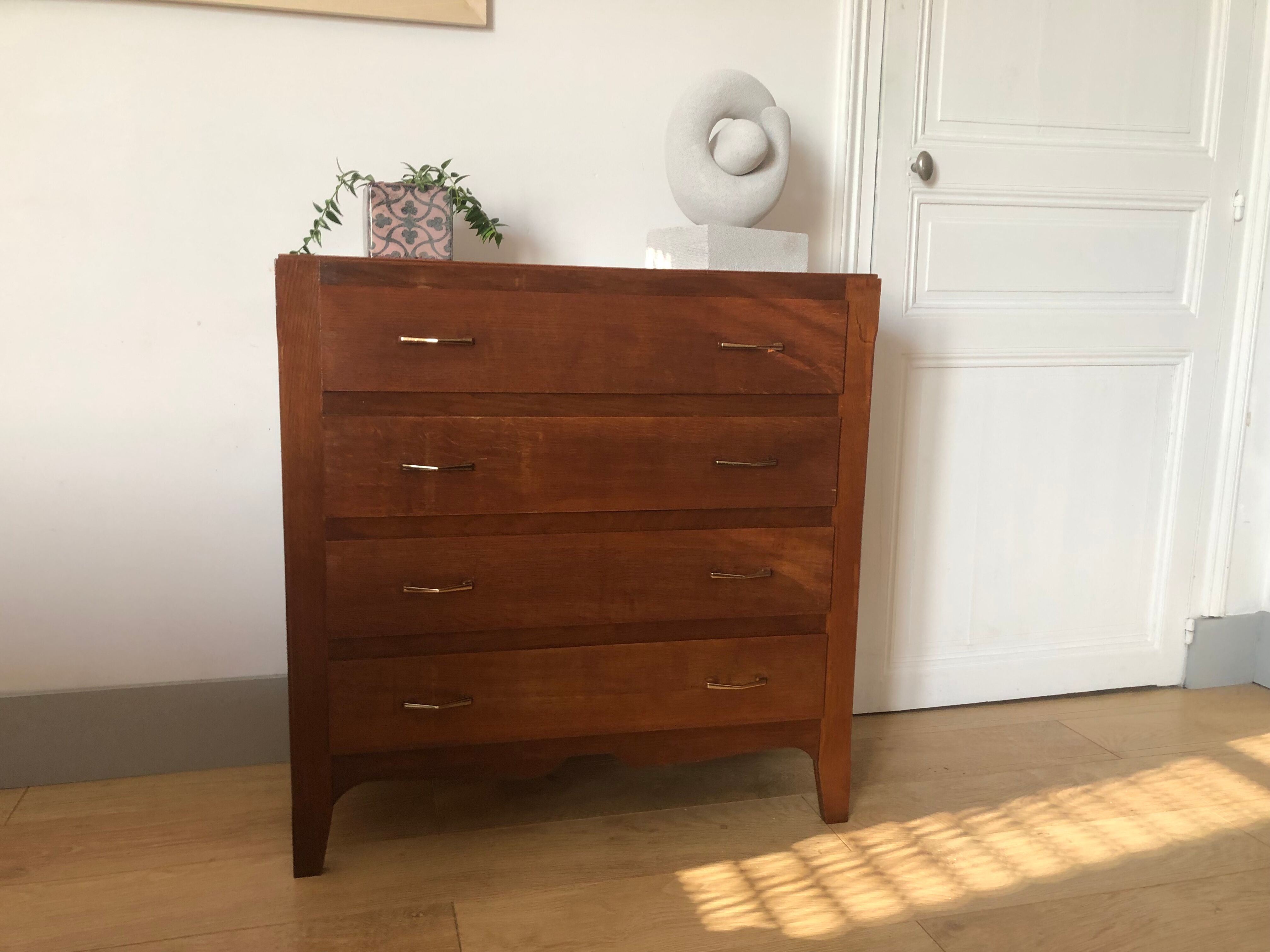 Vintage art deco chest of drawers