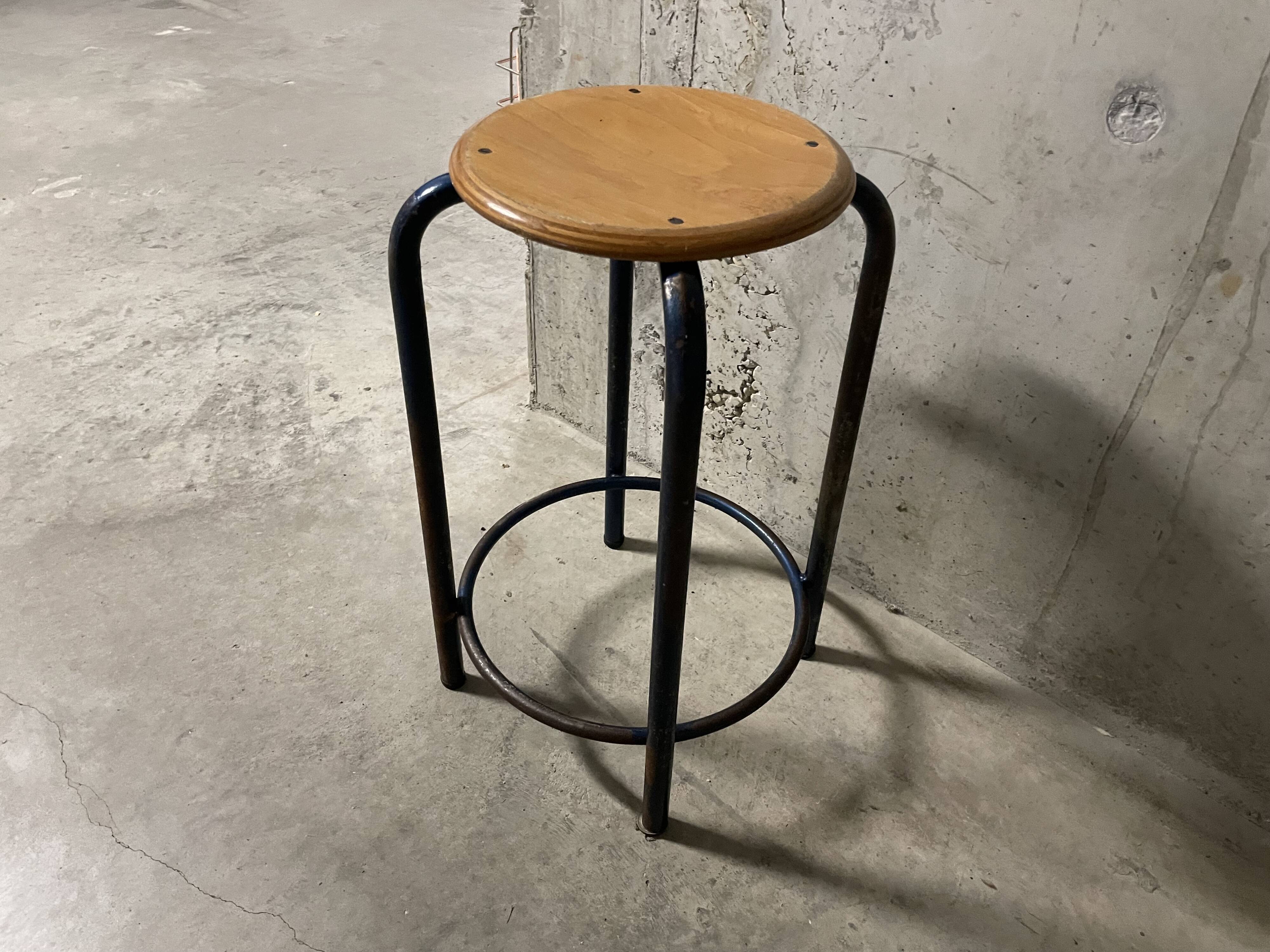 1960s industrial stool