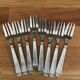 8 dessert forks, seafood, Guy Degrenne cheese