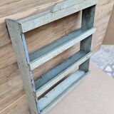 Burmese teak wall shelf