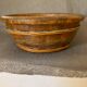 Fruit basket, solid wooden bowl