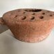 Vase de ferme terre cuite pique fleur XXL Art Populaire 19e