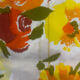Superb vintage floral printed bolster cover from the seventies.