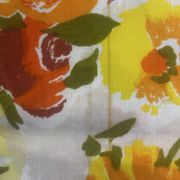 Superb vintage floral printed bolster cover from the seventies.