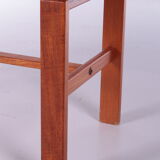 Vintage teak chest of drawers with leather handles by fröseke nybrofabrik, 1970s