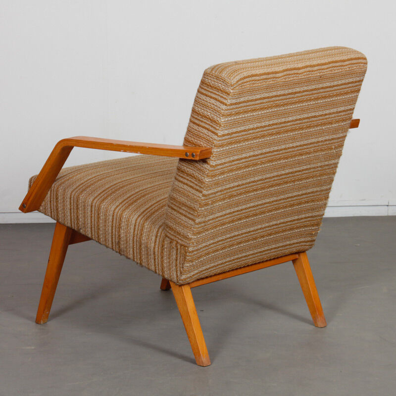 Pair of wooden armchairs from the 1970s