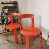 Pair of Rey chairs by Bruno Rey