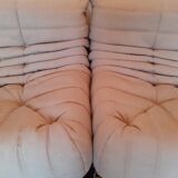 Two corner chairs Togo by Michel Ducaroy