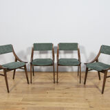 Ski jumper chairs by Juliusz Kędziorek for Zamojska, Poland, 1970s, set of 4