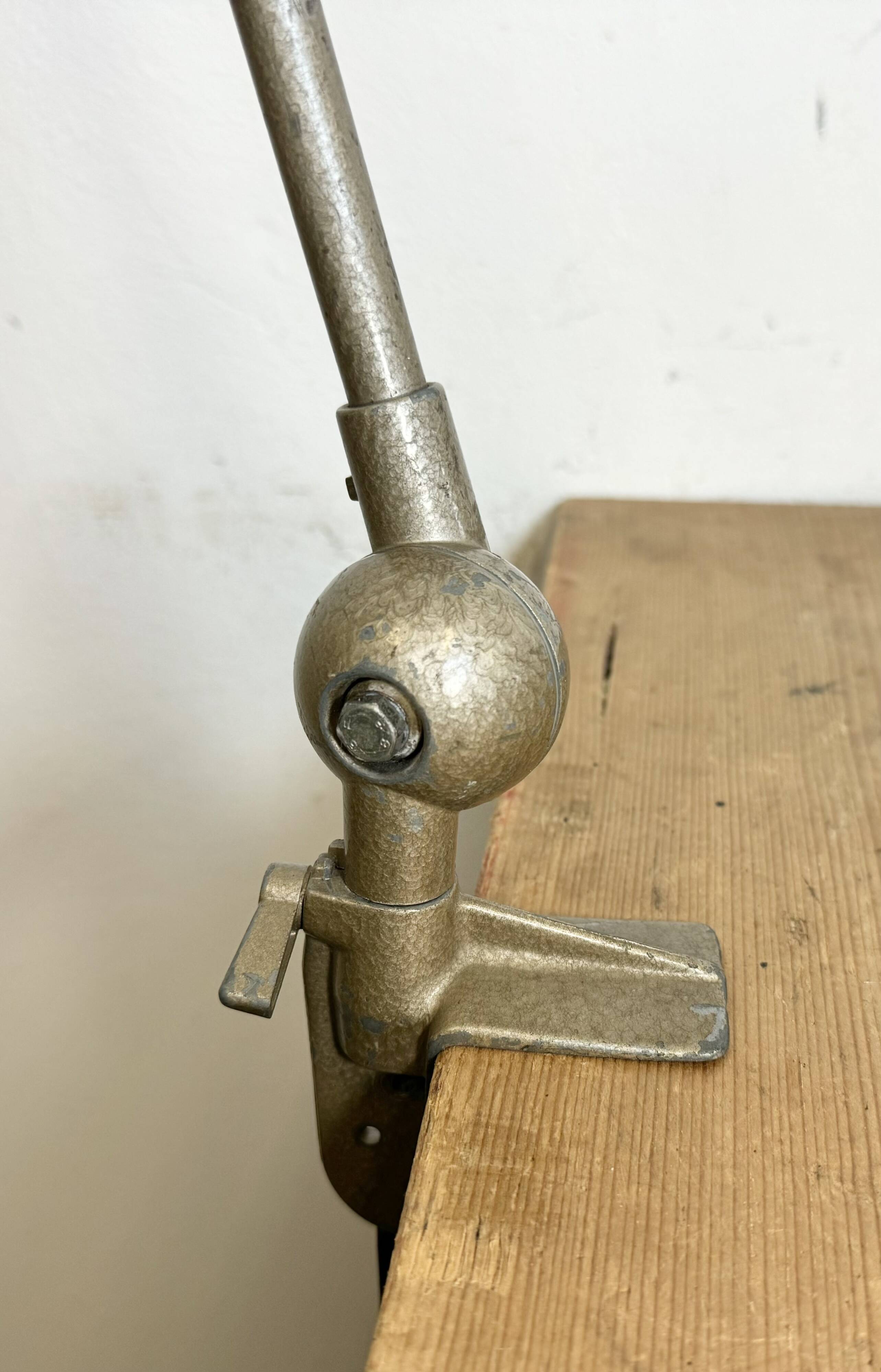 Vintage Grey French Adjustable Table Lamp, 1960s