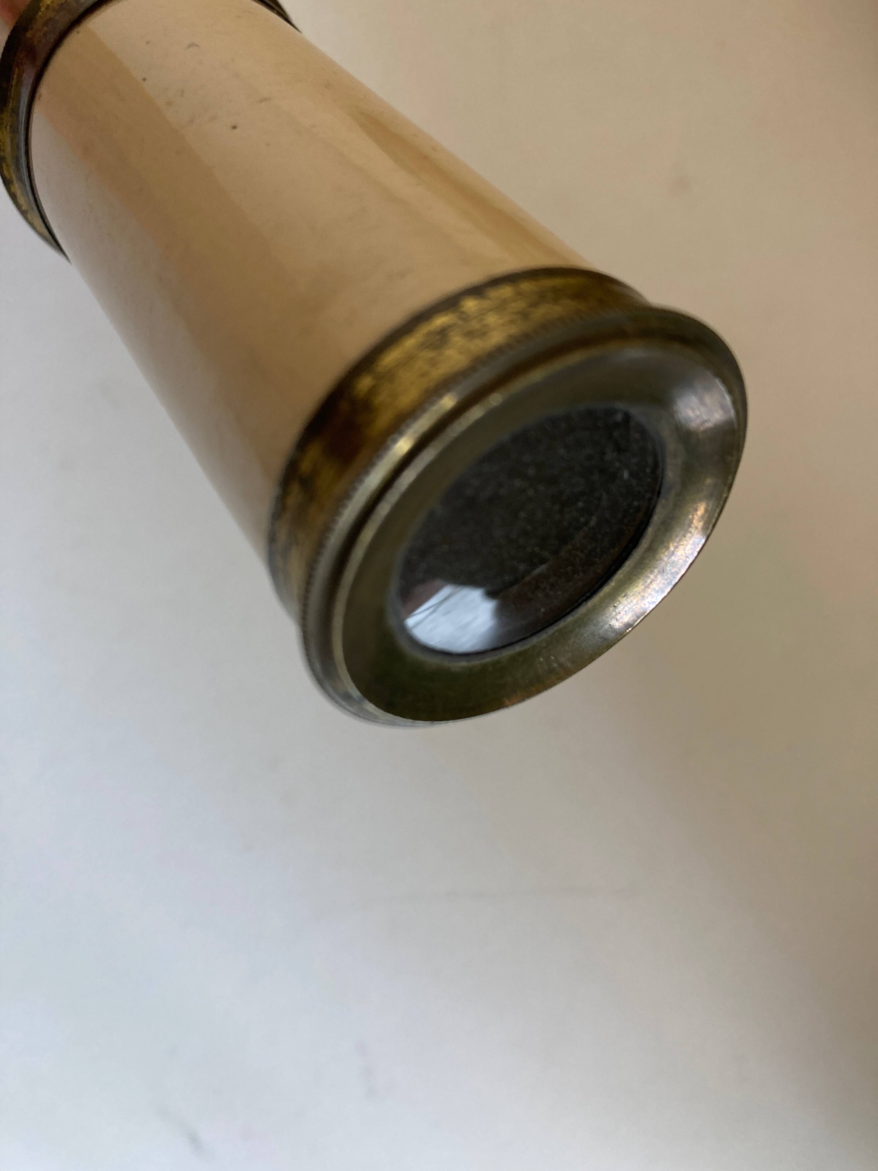 Long brass opera sight circa 1900