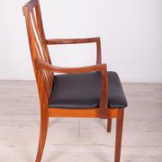Mid Century Teak & Leather Dining Chairs by Leslie Dandy for G-Plan, 1960
