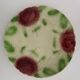 Assiette barbotine - Rose