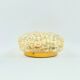 Mid-Century Amber Bubble Glass Ceiling Light by H.Tynell for Limburg, 1970s