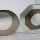 Pair of "kinetic" mirrors, France, circa 1970