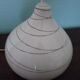 Enamelled ceramic lamp foot
