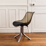 Chaise vintage space age plexiglass