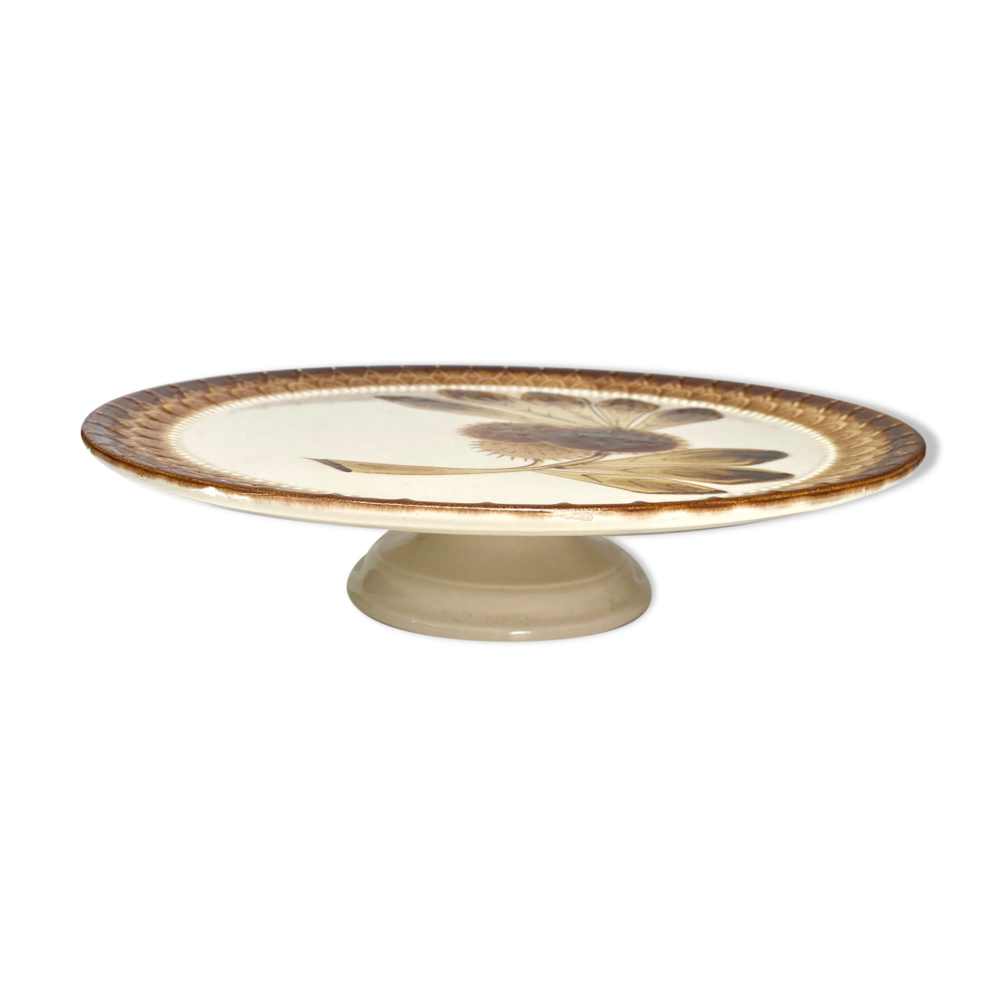 Vintage footed pie dish