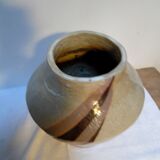 Vase en grès  vernissé