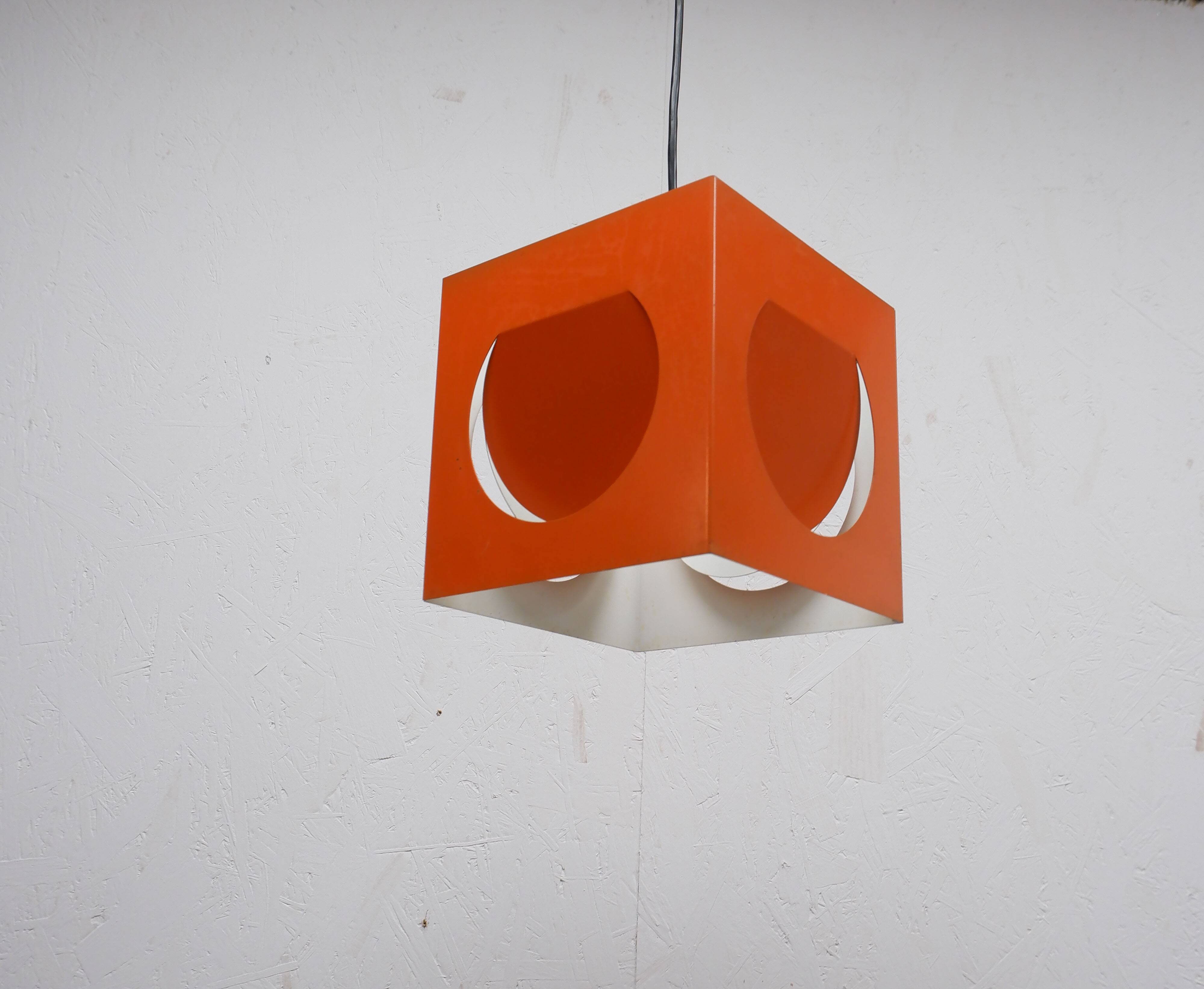 Cubist hanging lamp Stockmann Orno, 1960s