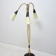 Mid century adjustable gooseneck floor lamp, Brussels period, 1960´s
