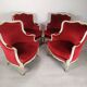 4 Louis XV Bergère armchairs