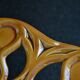 Cut-out ceramic fruit bowl
