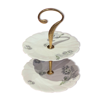 Presentoir dish with pastries, amuses bouches