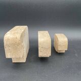 3 travertine elephants, Italy 1970