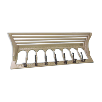 Coat rack wall hooks