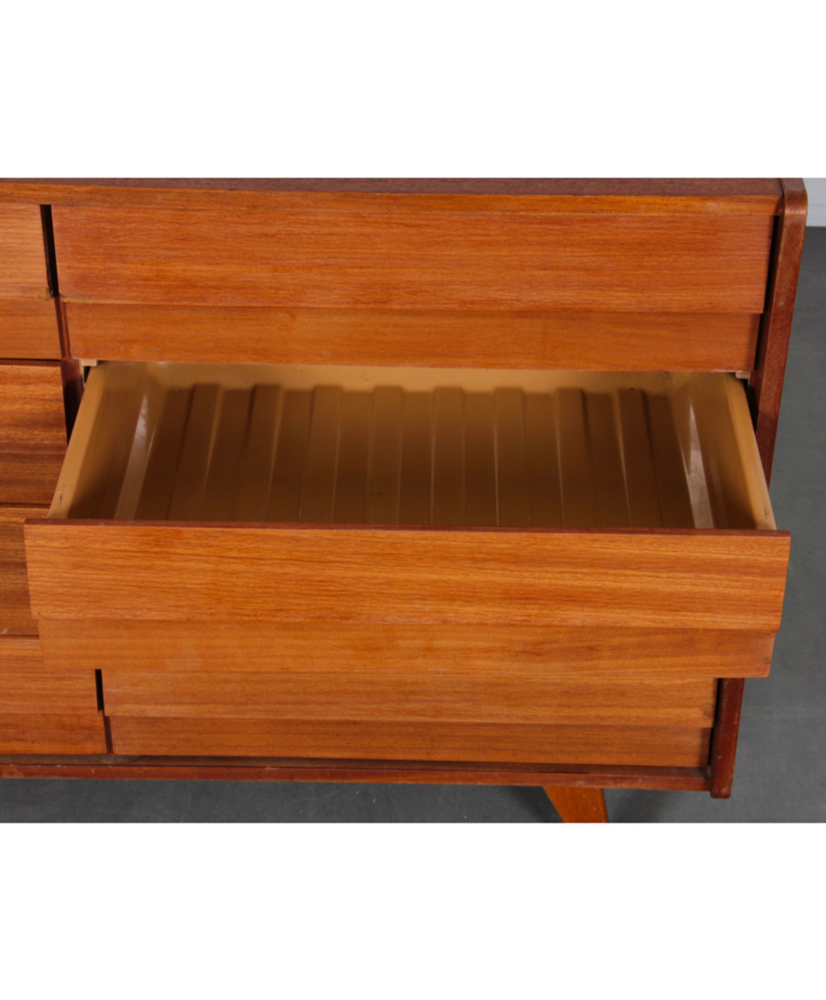 Mahogany chest of drawers by Jiri Jiroutek for Interier Praha, 1960