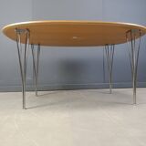 Superellipse Table by Bruno Mathsson and Piet Hein for Fritz Hansen