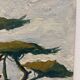 Peinture pins et rivière vintage