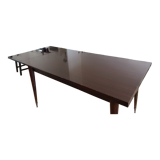 Dining table mahogany lacquered vintage 60s