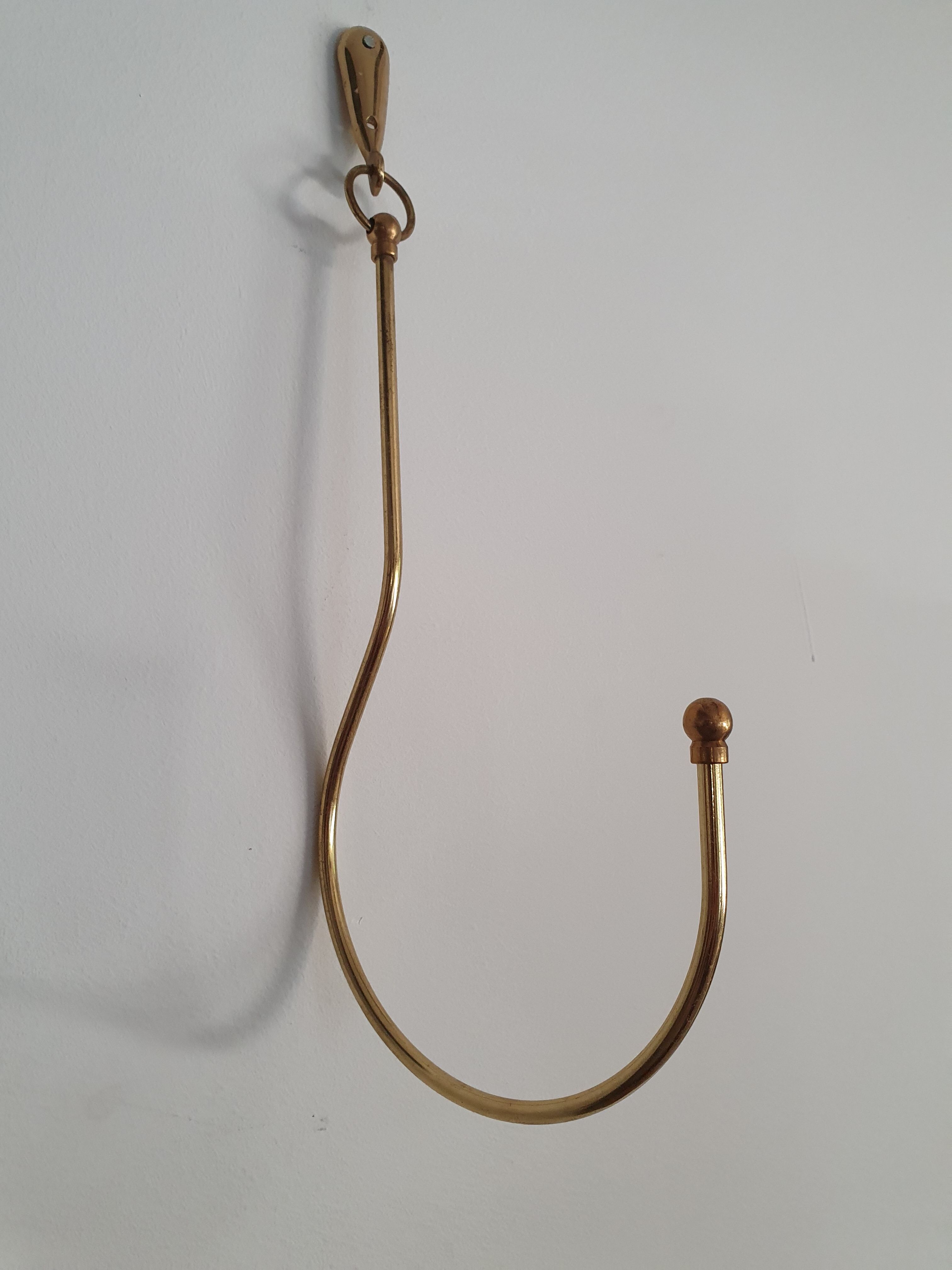 Golden metal hook