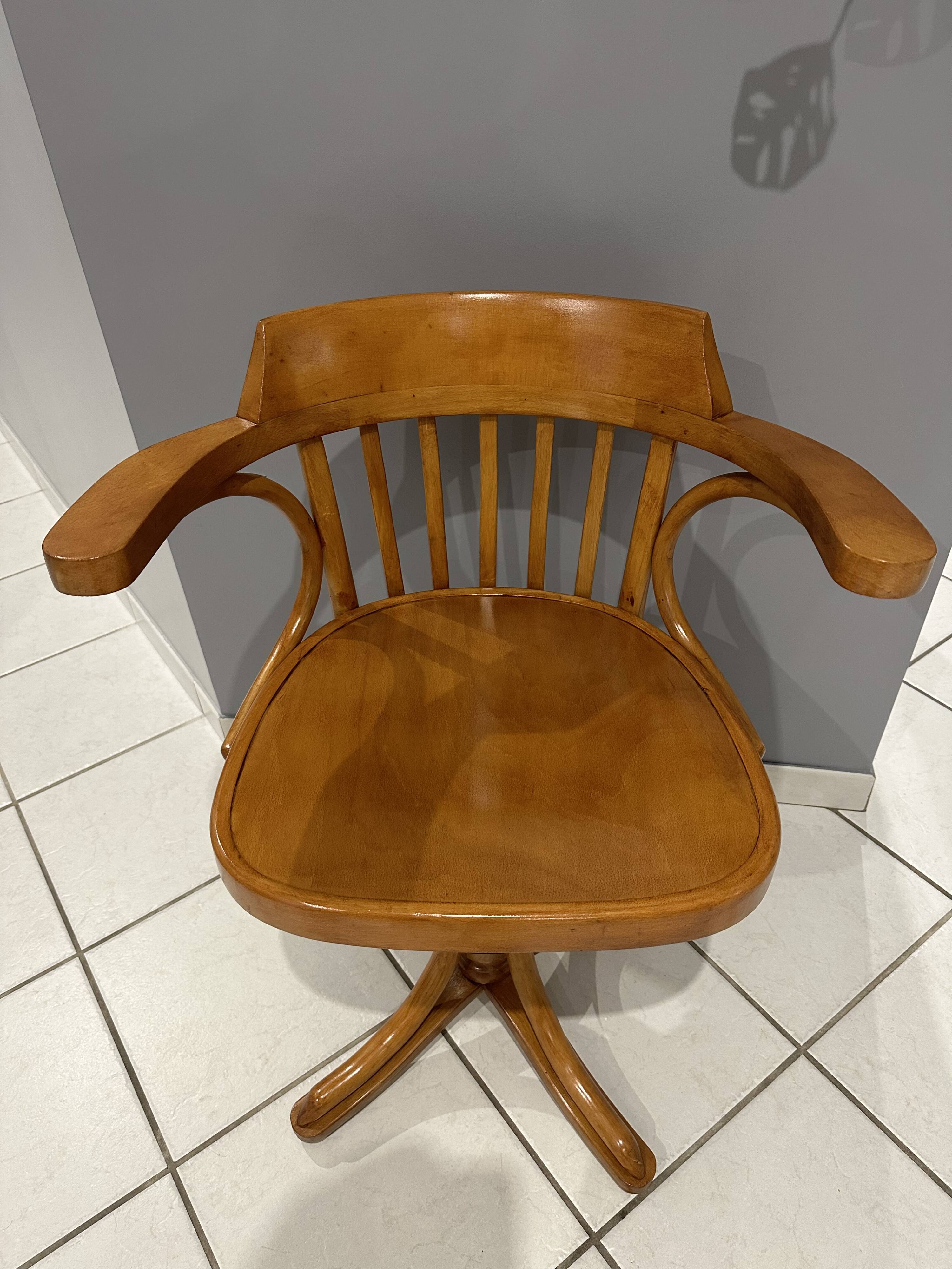 Vintage ZPM Radomsko Office Chair 1950