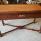 Bureau plat style Empire en acajou